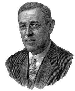 President Thomas Woodrow Wilson of The USA